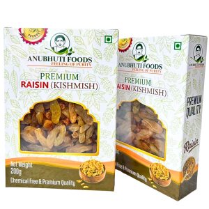 Anubhuti Foods Raisins (Kishmish) – 200g